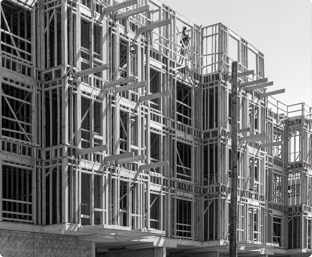 Building framed